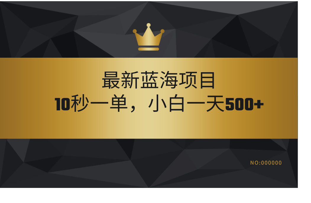 最新蓝海项目，视频审核玩法，10秒一单，不限时间，不限单量，新手小白一天500+-翌晨科技网