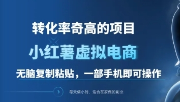 一单49.9,转化率奇高的项目,冷门暴利的小红书虚拟电商-翌晨科技网