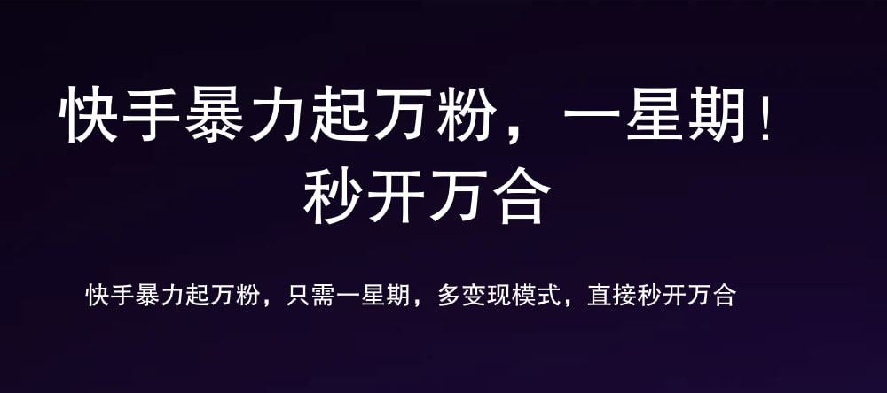 7 天万粉，吸金变现，日入斗金-翌晨科技网