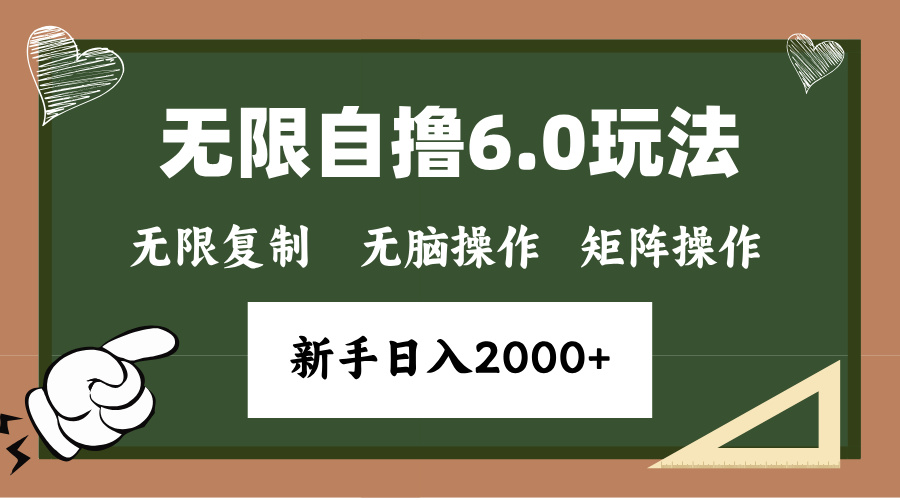 年底项目无限撸6.0新玩法，单机一小时18块，无脑批量操作日入2000+-翌晨科技网