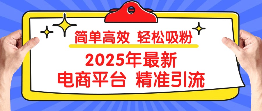 2025年最新电商平台精准引流 简单高效 轻松吸粉-翌晨科技网