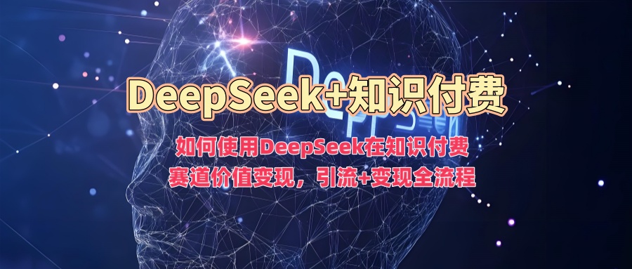 如何使用DeepSeek在知识付费赛道价值变现，引流+变现全流程-翌晨科技网
