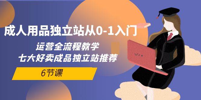 成人用品独立站从0-1入门，运营全流程教学，七大好卖成品独立站推荐-6节课-翌晨科技网