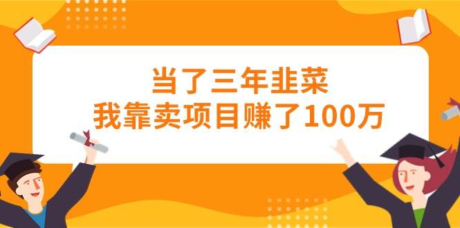 当了三年韭菜我靠卖项目赚了100万-翌晨科技网