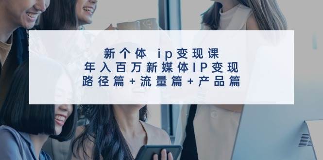新个体 ip变现课，年入百万新媒体IP变现，路径篇+流量篇+产品篇-翌晨科技网