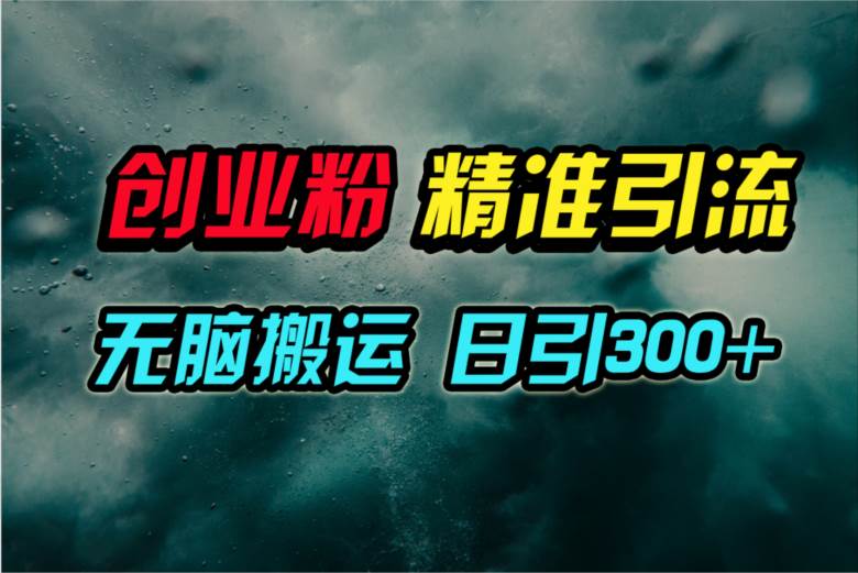 视频号纯搬运日引300+创业粉教程！-翌晨科技网