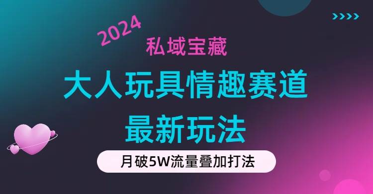 私域宝藏：大人玩具情趣赛道合规新玩法，零投入，私域超高流量成单率高-翌晨科技网