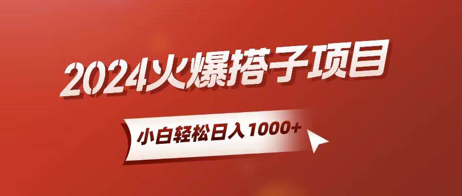 小白轻松上手，日入1000+，搭子项目-翌晨科技网