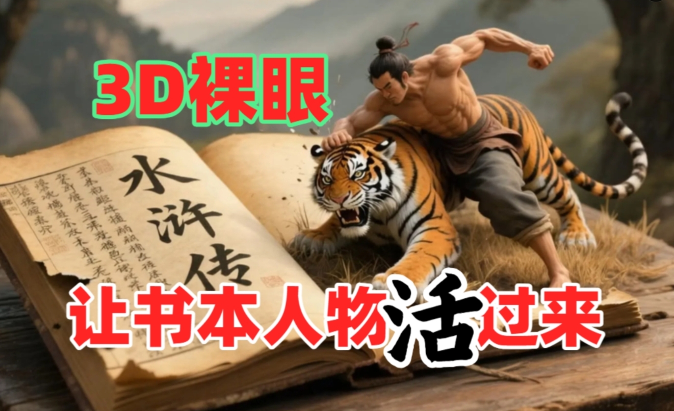 书本人物裸眼3D视频，一条视频收益过千，保姆级教程-翌晨科技网