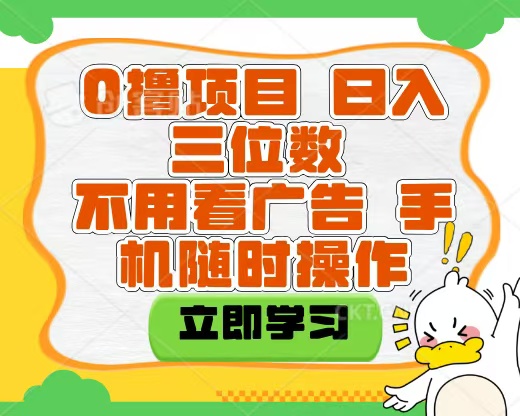 适合新手小白的互联网0撸项目，不用技术无脑操作，轻松日入三位数-翌晨科技网