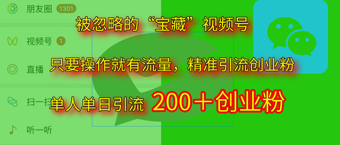 2025.5月最新被忽略的“宝藏”视频号,精准日引流200+-翌晨科技网