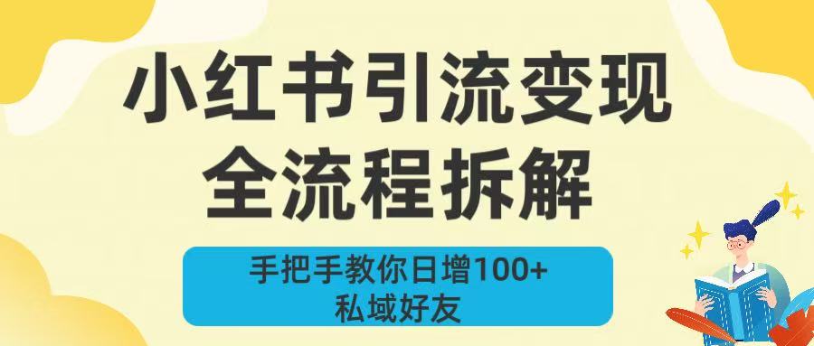 新手必看！小红书引流变现全流程拆解，手把手教你日增100+私域好友-翌晨科技网