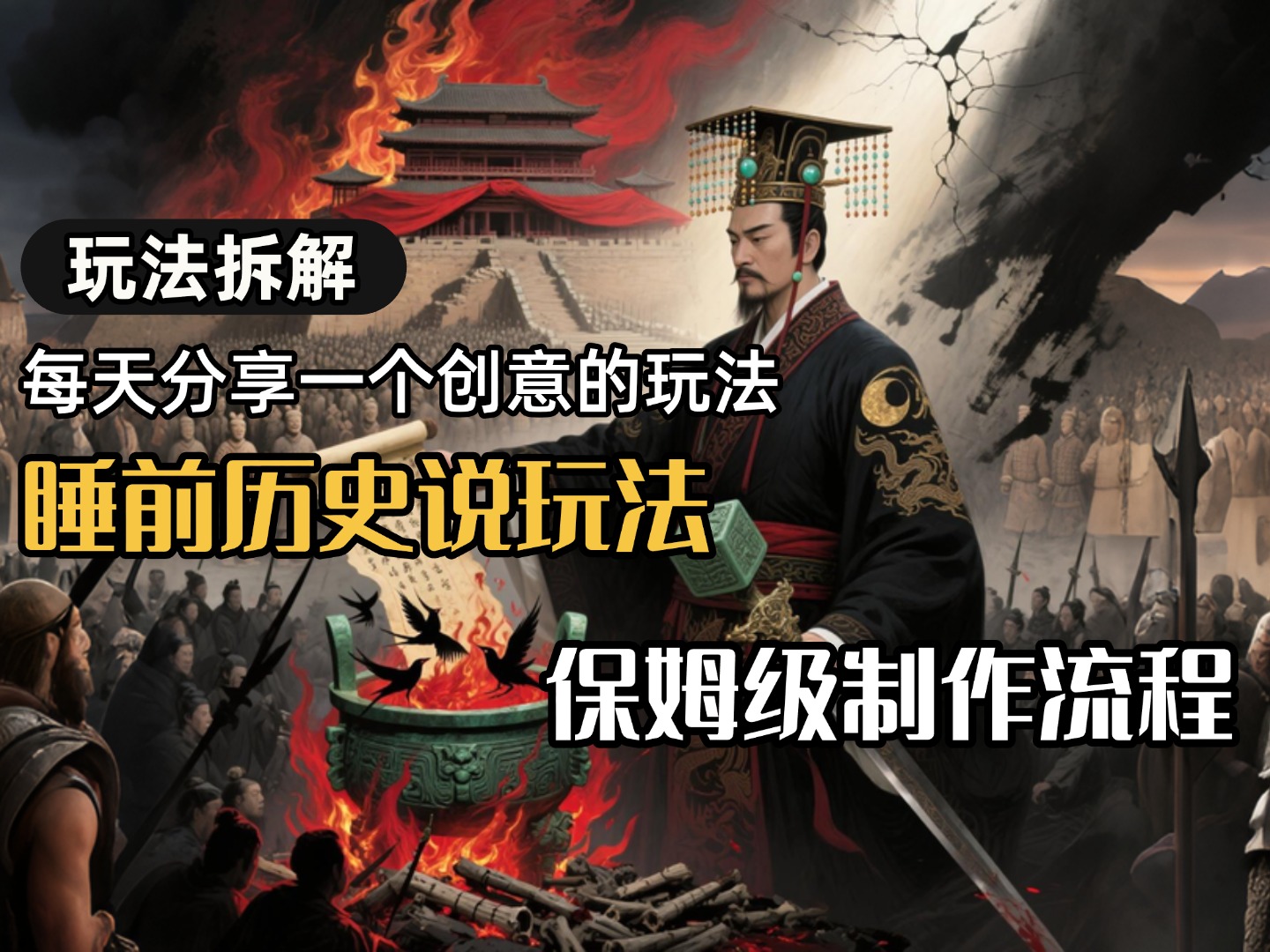 13条作品涨粉24.5万，全流程拆解睡前历史说，保姆级教程-翌晨科技网