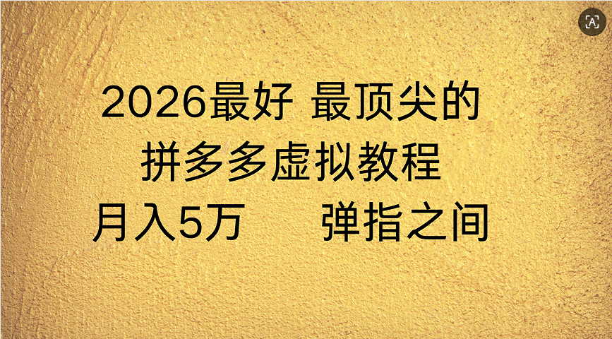 拼多多虚拟店懒人运营法:机器人包办回复发货,月入5W+教程-翌晨科技网