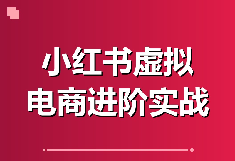 小红书虚拟电商高阶实战：零囤货零发货，靠虚拟产品轻松赚佣金！-翌晨科技网