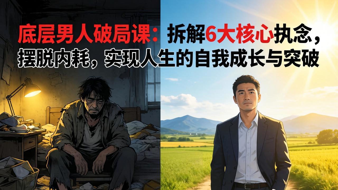 (17747期)付费文章:底层男人破局课:拆解 6 大核心执念,摆脱内耗,实现人生的自我成长与突破-翌晨科技网