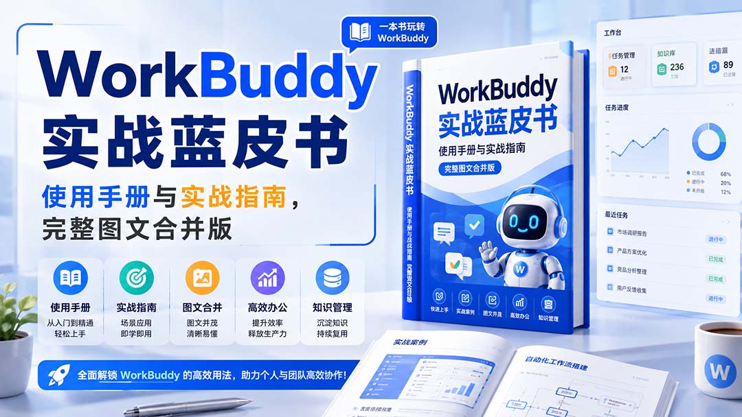 （20106期）WorkBuddy实战蓝皮书，使用手册与实战指南，完整图文合并版-翌晨科技网