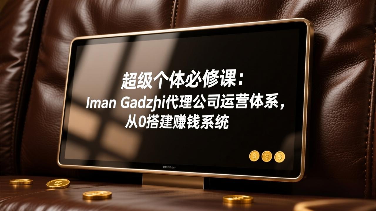 （17525期）超级个体必修课：Iman Gadzhi代理公司运营体系，从0搭建赚钱系统-翌晨科技网