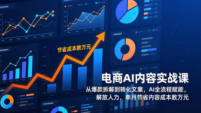 （17061期）电商AI内容实战课，从爆款拆解到转化文案，AI全流程赋能，解放人力，单月节省内容成本数万元-翌晨科技网