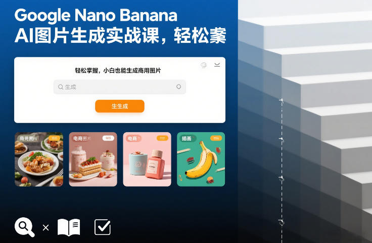 Google Nano Banana AI图片生成实战课，轻松掌握，小白也能生成商用图片-翌晨科技网