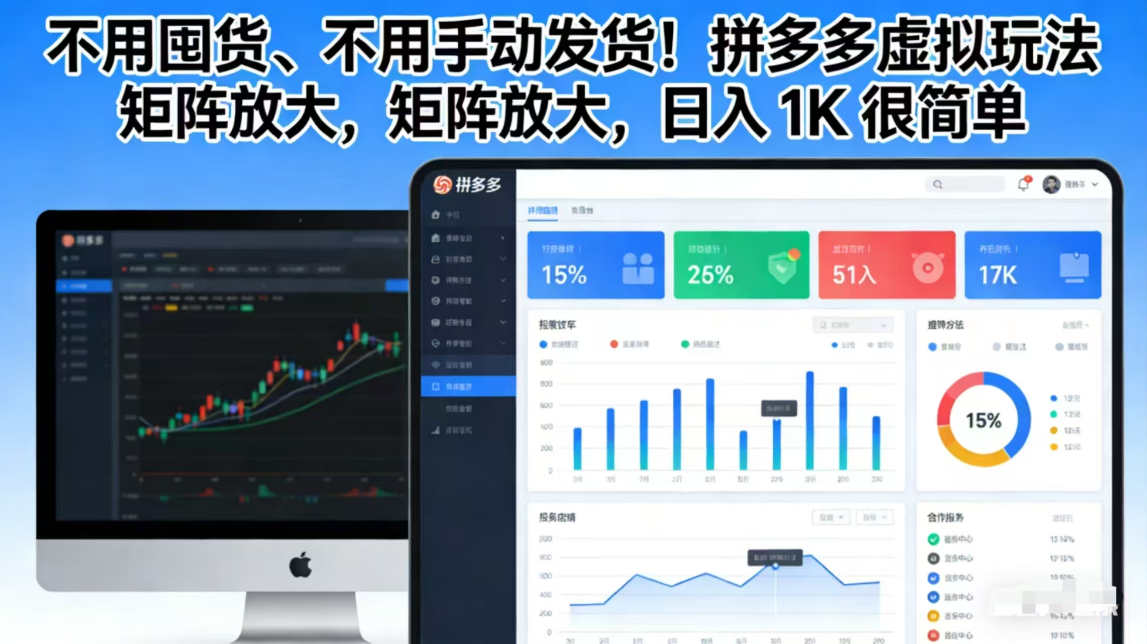 （17108期）不用囤货、不用手动发货！拼多多虚拟玩法，矩阵放大，日入 1K 很简单-翌晨科技网