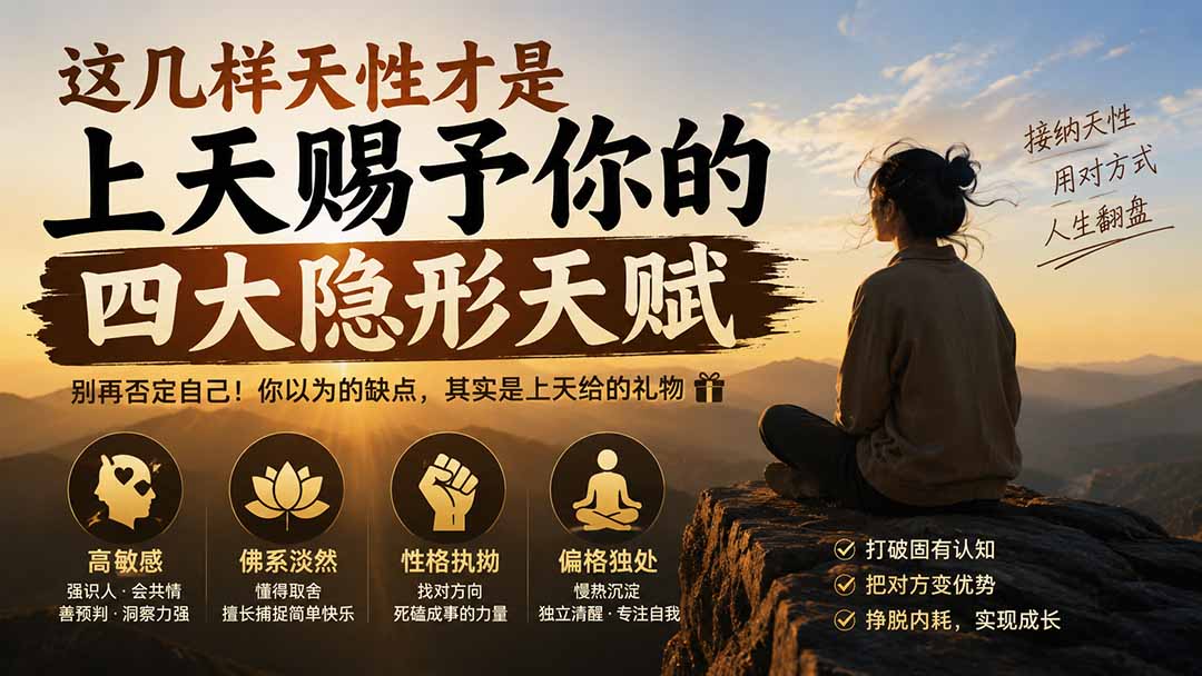 （19984期）付费文章：这几样天性才是上天赐予你的四大隐形天赋-翌晨科技网