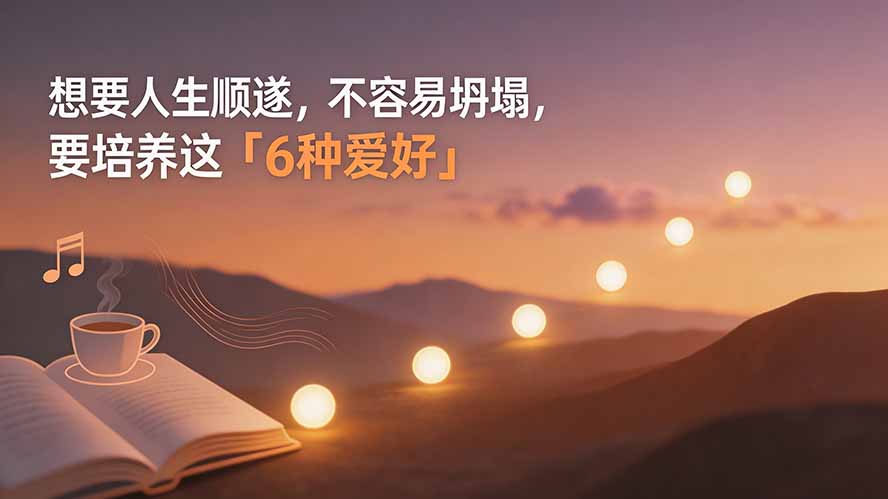 (19638期)付费文章:想要人生顺遂,不容易坍塌,要培养这6种爱好-翌晨科技网