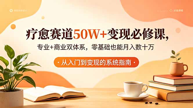 （18523期）疗愈赛道50W+变现必修课，专业+商业双体系，零基础也能月入数十万-翌晨科技网