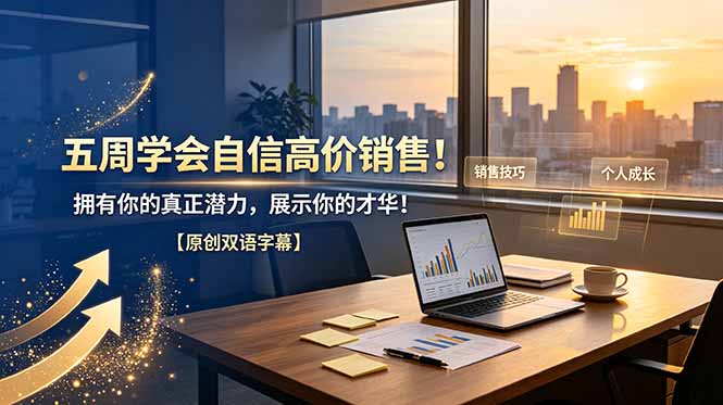 （19071期）五周学会自信高价销售！拥有你的真正潜力，展示你的才华！【原创双语字幕】-翌晨科技网