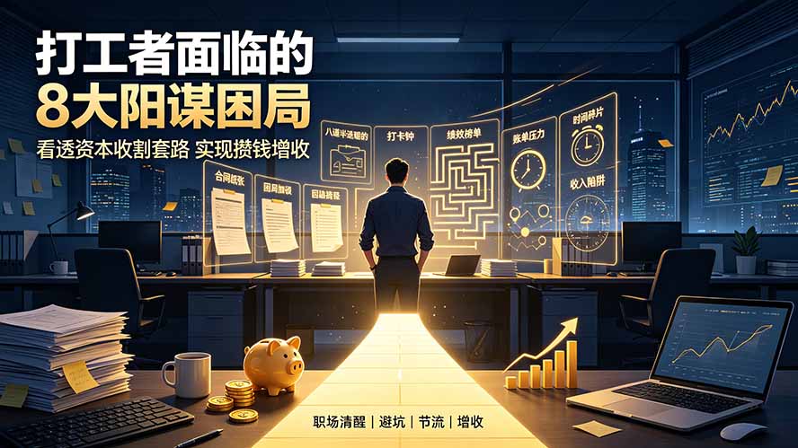 (19448期)付费文章:打工者面临的8大阳谋困局,看透资本收割套路实现攒钱增收-翌晨科技网