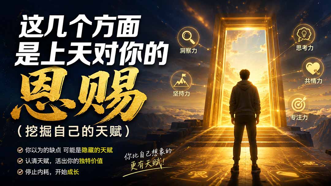 (19964期)付费文章:这几个方面是上天对你的恩赐(挖掘自己的天赋)-翌晨科技网