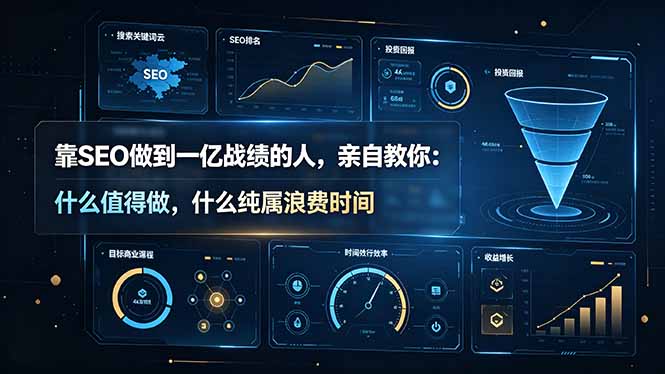 （19197期）靠SEO做到一亿战绩的人，亲自教你：什么值得做，什么纯属浪费时间【原创双语字幕】-翌晨科技网