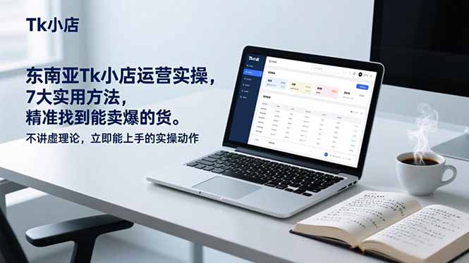 （17041期）东南亚Tk小店运营实操，7大实用方法，精准找到能卖爆的货。不讲虚理论，立即能上手的实操动作-翌晨科技网
