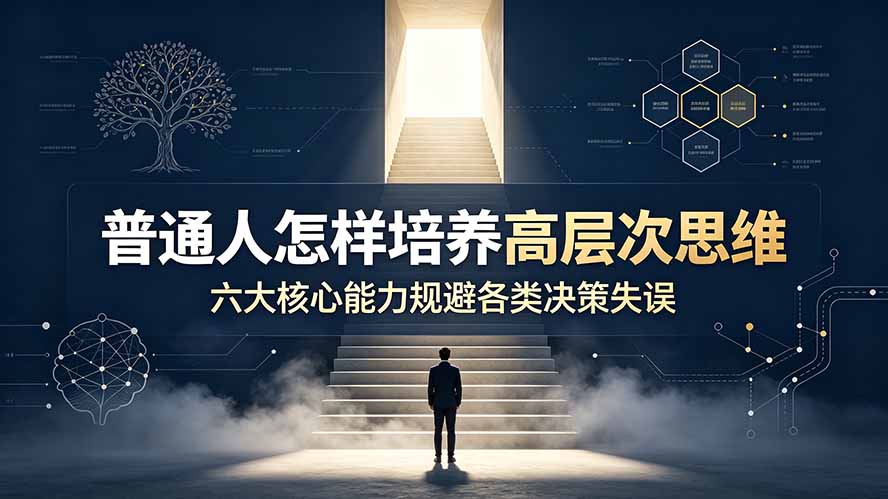 （19479期）付费文章：普通人怎样培养高层次思维，六大核心能力规避各类决策失误-翌晨科技网