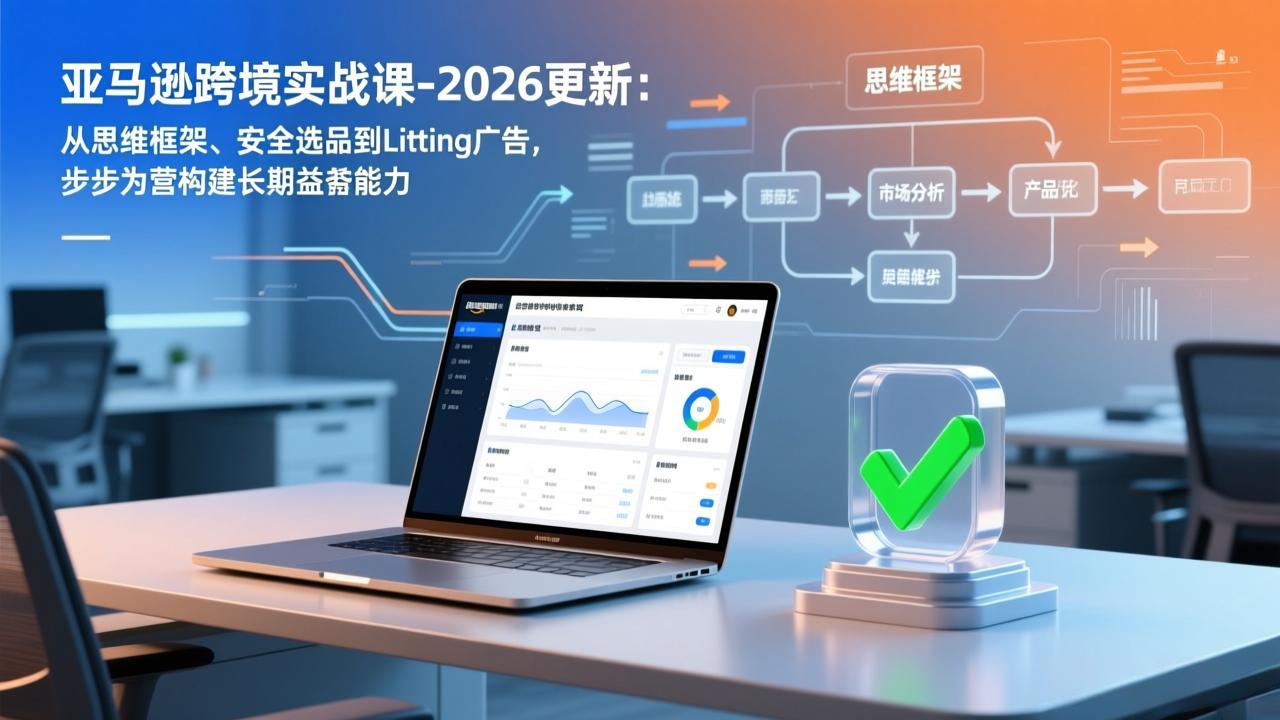 （17269期）亚马逊跨境实战课-2026更新：从思维框架、安全选品到Listing广告，步步为营构建长期盈利能力-翌晨科技网