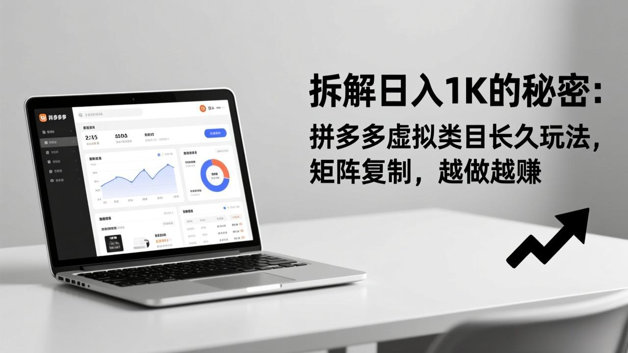 (17247期)拆解日入 1K 的秘密:拼多多虚拟类目长久玩法,矩阵复制,越做越赚-翌晨科技网