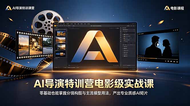 （18801期）AI导演特训营电影级实战课，零基础也能掌握分镜构图与主流模型用法，产出专业质感AI短片-翌晨科技网