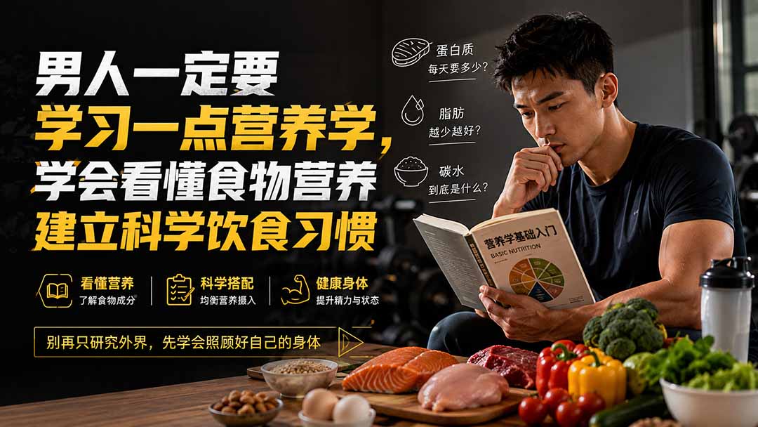 (20055期)付费文章:男人一定要学习一点营养学,学会看懂食物营养建立科学饮食习惯-翌晨科技网