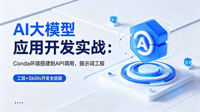 （18518期）AI 大模型应用开发实战：Conda环境搭建到API调用，提示词工程+Skills开发全链路-翌晨科技网