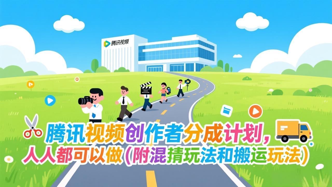 (17137期)腾讯视频创作者分成计划,人人都可以做(附混剪玩法和搬运玩法)-翌晨科技网