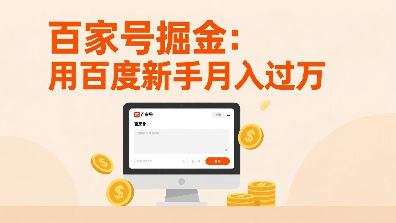 （17549期）家号掘金：用百度新手月入过万，日入300，无需引流，全新手机搬砖项目-翌晨科技网