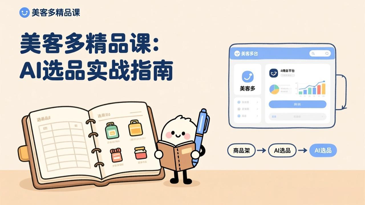 （17292期）AI+美客多精品课，工具实操、数据选品、AI优化，新手也能快速上手，月入5000+美元-翌晨科技网