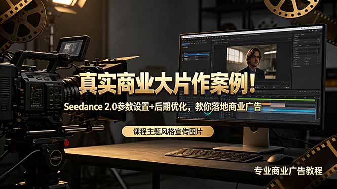 （18484期）真实商业大片作案例！Seedance 2.0参数设置+后期优化，教你落地商业广告-翌晨科技网