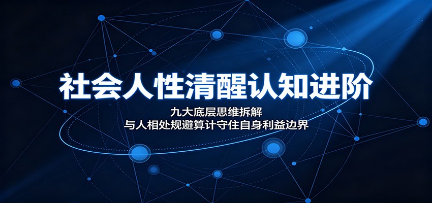社会人性清醒认知进阶：九大底层思维拆解，与人相处规避算计守住自身利益边界-翌晨科技网