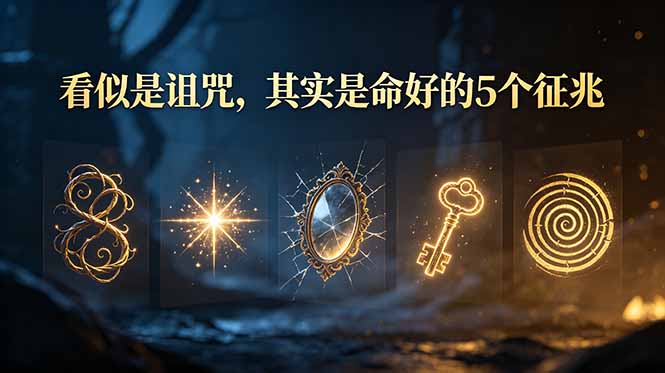 （19089期）付费文章：看似是诅咒，其实是命好的5个征兆-翌晨科技网