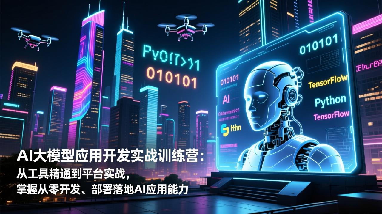 （17058期）AI大模型应用开发实战训练营：从工具精通到平台实战，掌握从零开发、部署落地AI应用能力-翌晨科技网