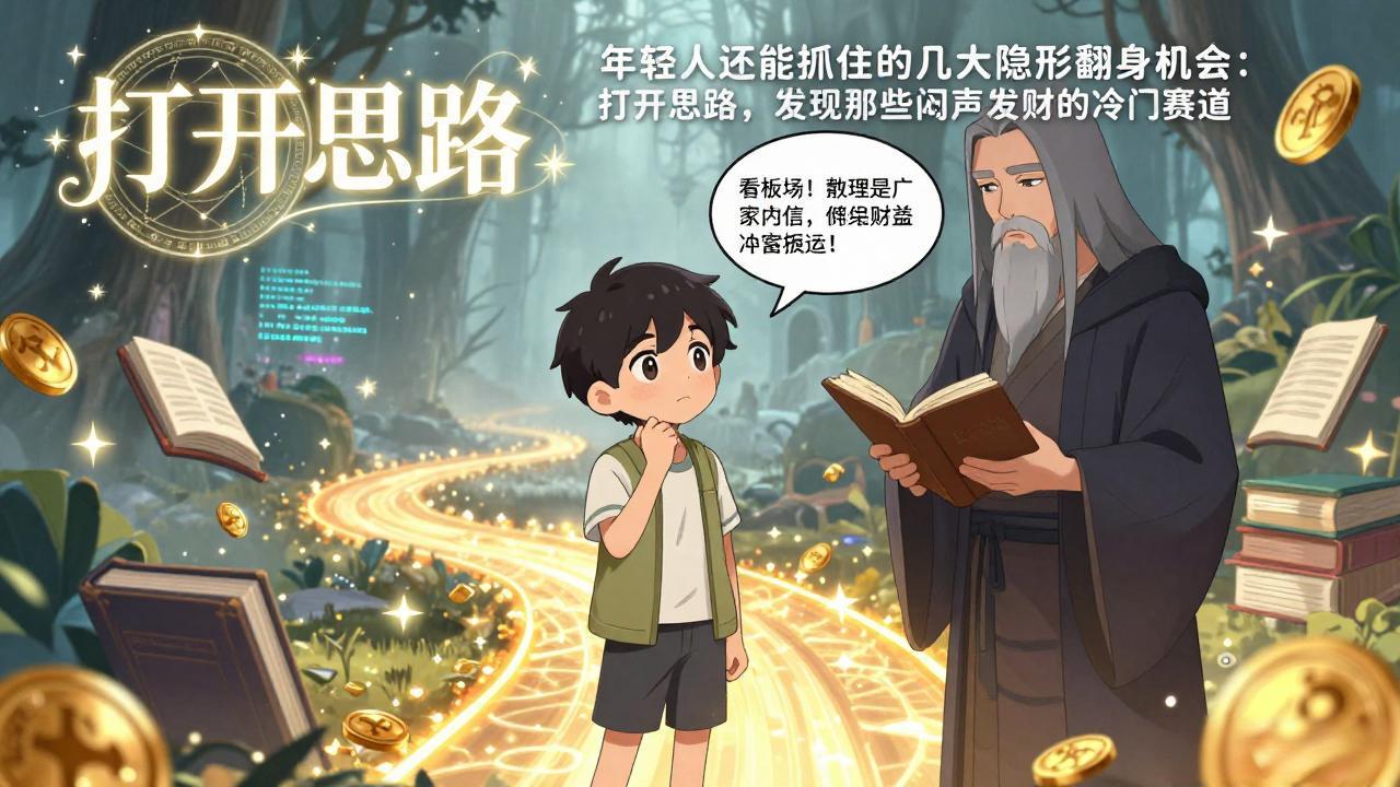 （17471期）付费文1+2：年轻人还能抓住的几大隐形翻身机会：打开思路，发现那些闷声发财的冷门赛道-翌晨科技网