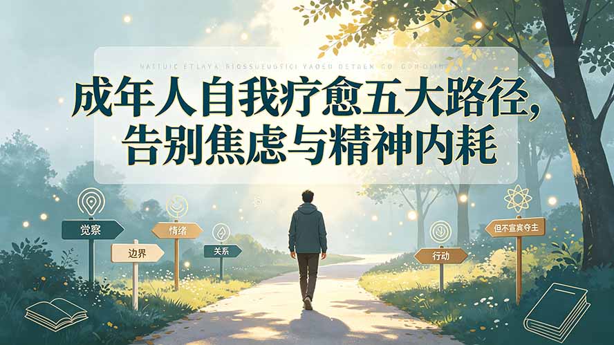 （19516期）付费文章：成年人自我疗愈五大路径，告别焦虑与精神内耗-翌晨科技网