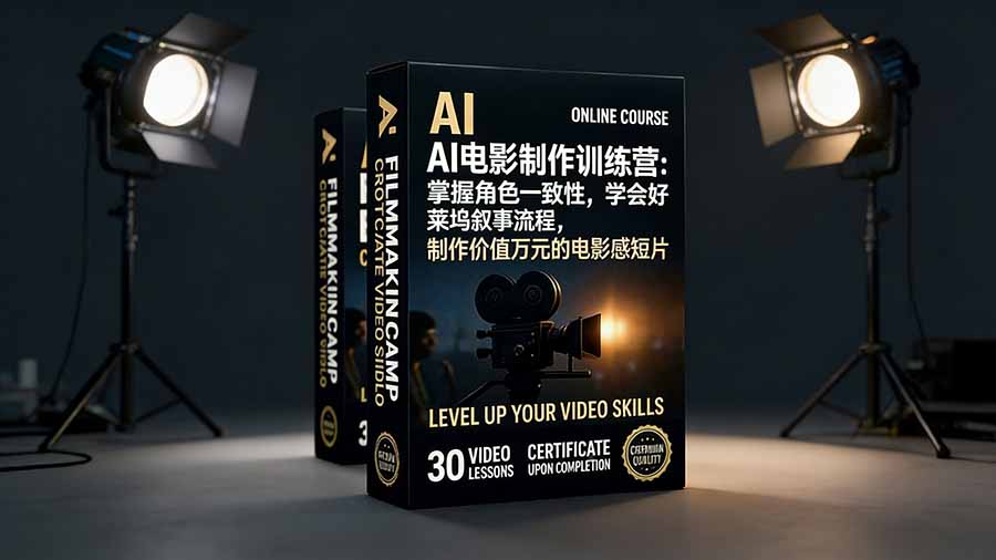（17223期）AI电影制作训练营：掌握角色一致性，学会好莱坞叙事流程，制作价值万元的电影感短片-翌晨科技网