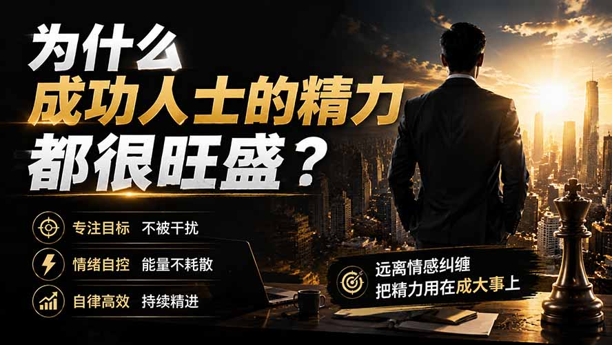 （19754期）付费文章：为什么成功人士的精力都很旺盛？-翌晨科技网